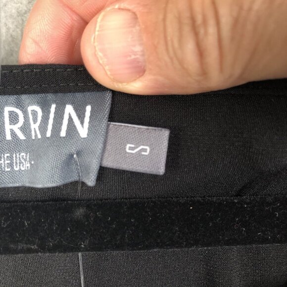 Abi Ferrin Dress Women Small Black Mod Contemporary Abstract Artsy Nikki NEW - Picture 8 of 15